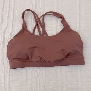 Lululemon energy bra size 10 color Dusty Mauve